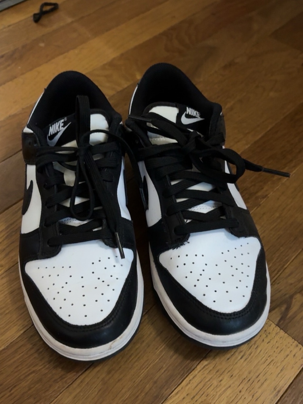 Nike Black and White Low-Top Sneakers